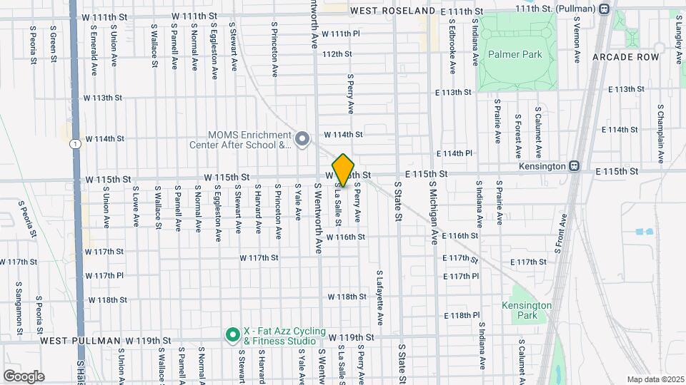 11527 S La Salle St Map and Location Details