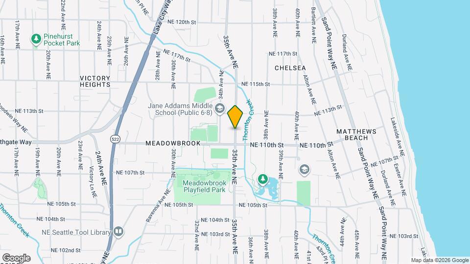 11017 35th Ave NE Map and Location Details