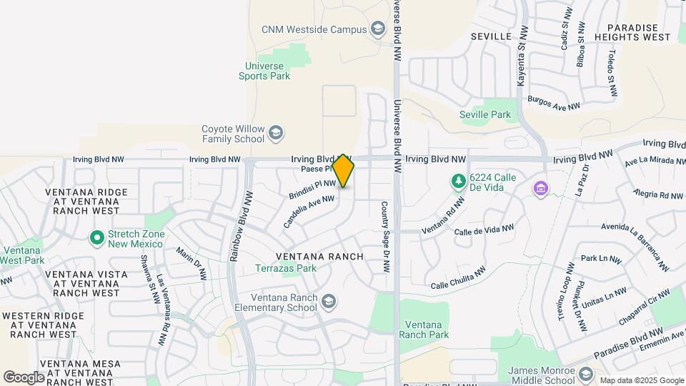 10408 Vendaval Ave NW Map and Location Details