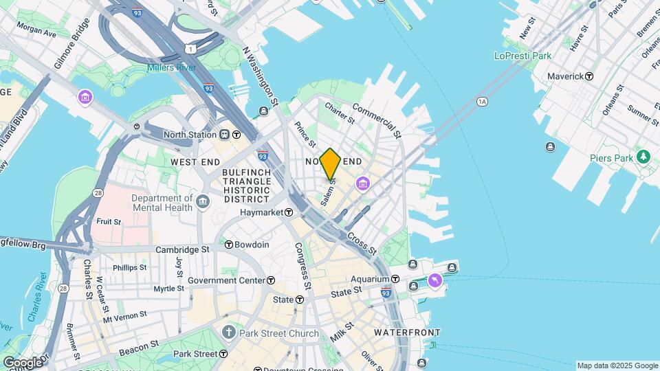 98 Salem St, Unit 1 Map and Location Details