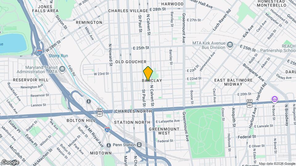 101 E 22nd St Map and Location Details