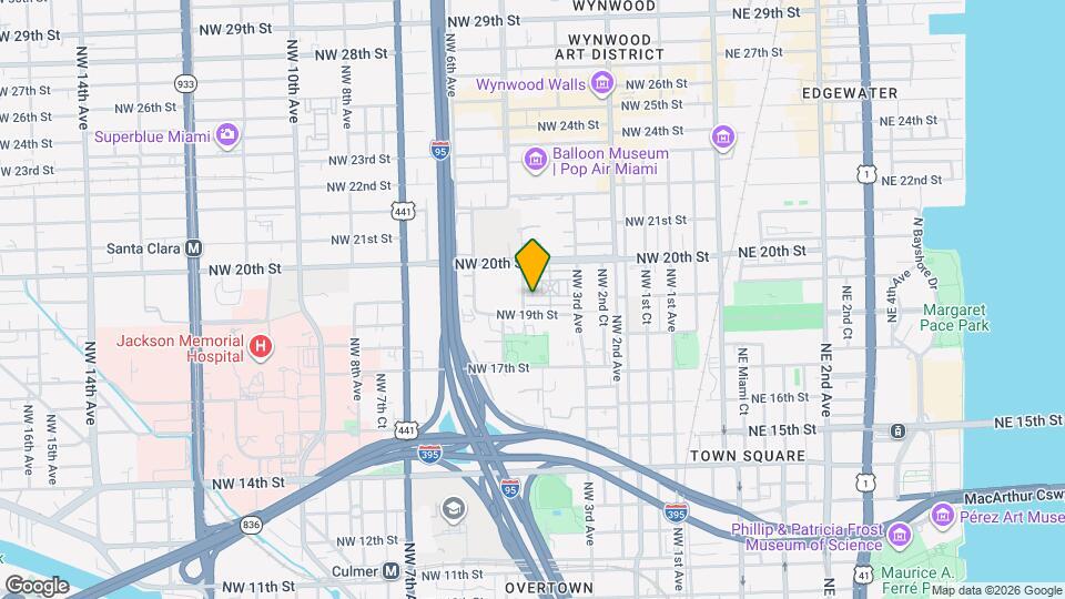430 NW 19th Terrace Map and Location Details