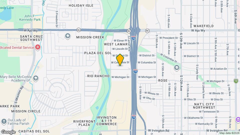 1074 W Pennsylvania Dr Map and Location Details