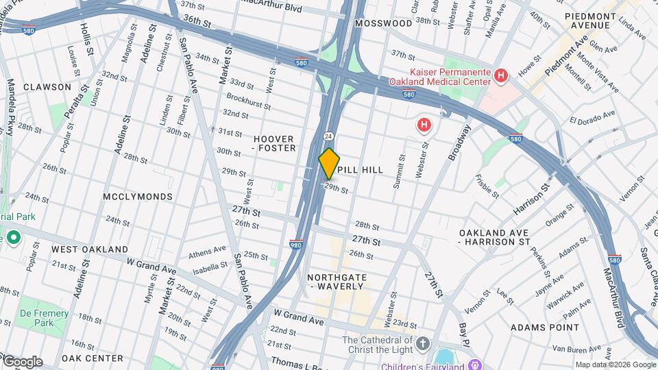 562 29th St Map and Location Details