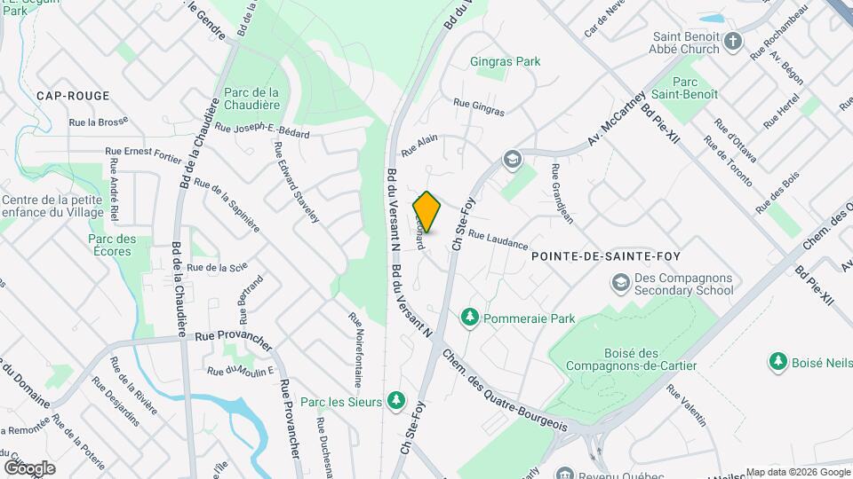 690 Léonard Rue Map and Location Details