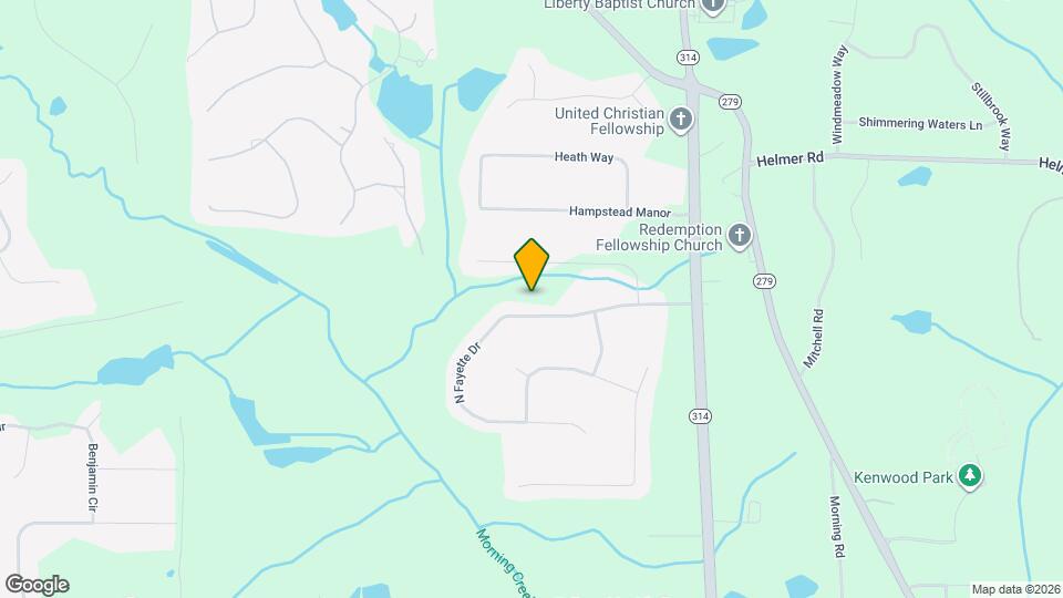 195 N Fayette Dr Mapa y Detalles de la Ubicación