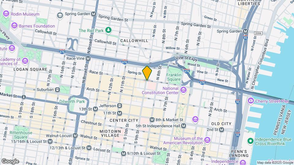 153 N 9th St Map and Location Details