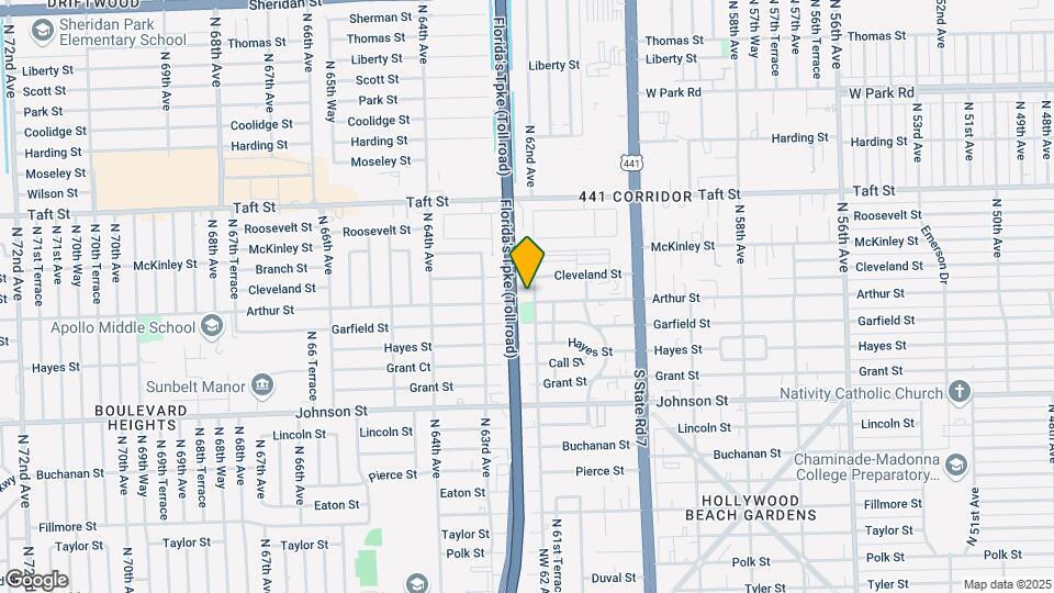 6203 Arthur St Map and Location Details