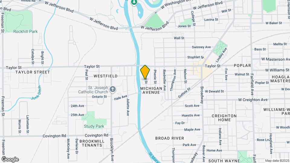 2062 Pauline St Map and Location Details