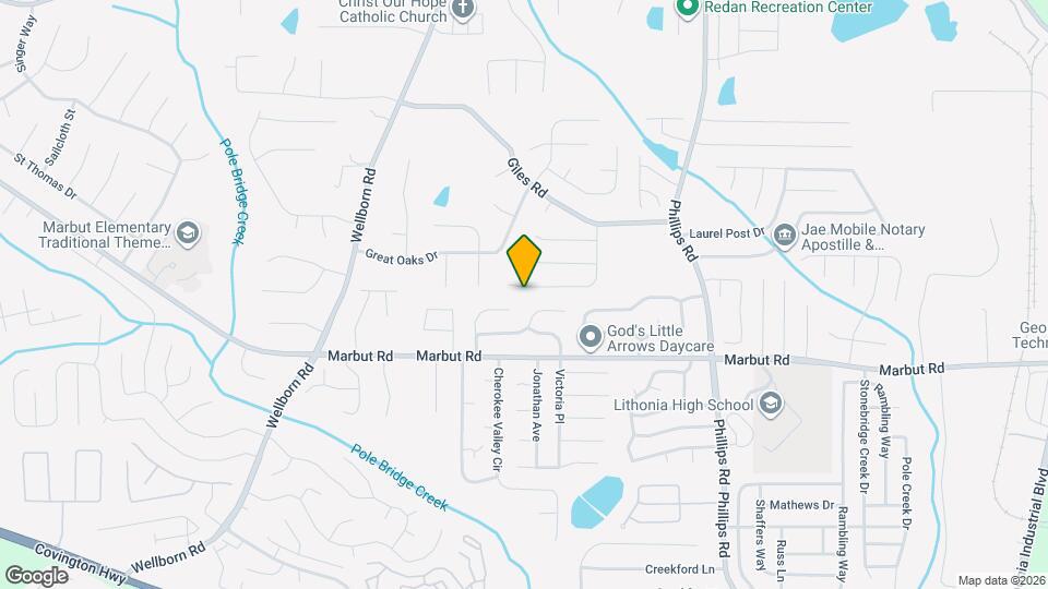 2110 Lown Farm Ln Map and Location Details