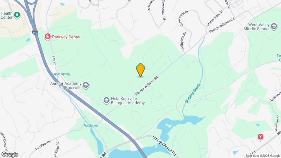 9728 Valley Woods Ln Mapa y Detalles de la Ubicación