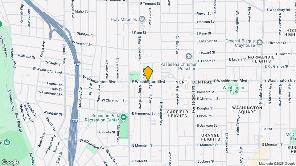 110 E Washington Blvd Map and Location Details