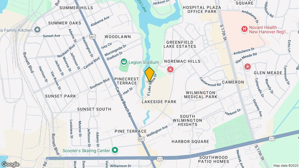 2256 E Lake Shore Dr Map and Location Details