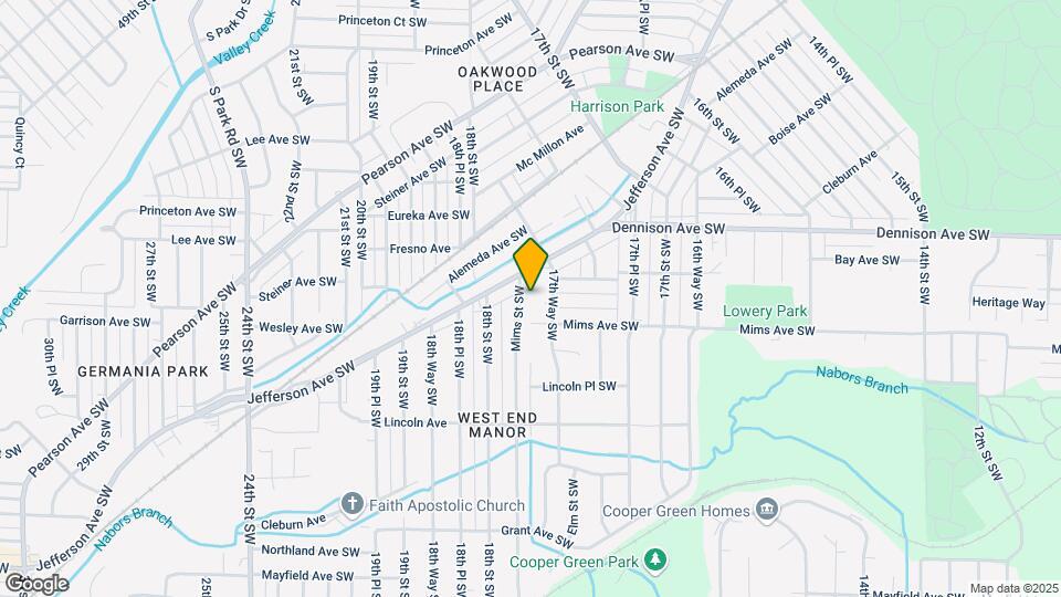 1213 Mims St SW Map and Location Details
