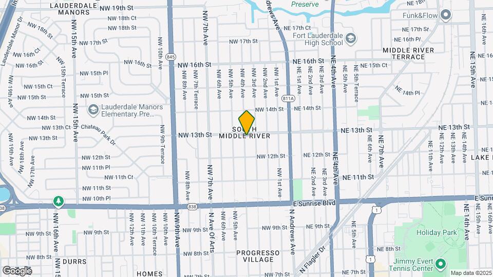 1236 NW 4th Ave Map and Location Details