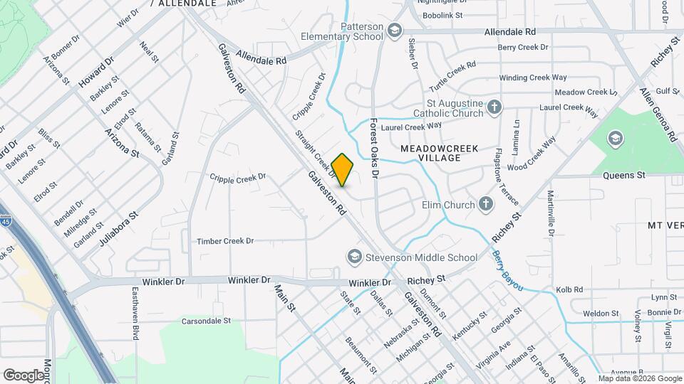 2510 Straight Creek Dr Map and Location Details