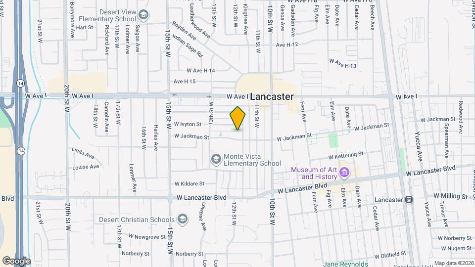 1145 W Jackman St, Unit 1145 Map and Location Details