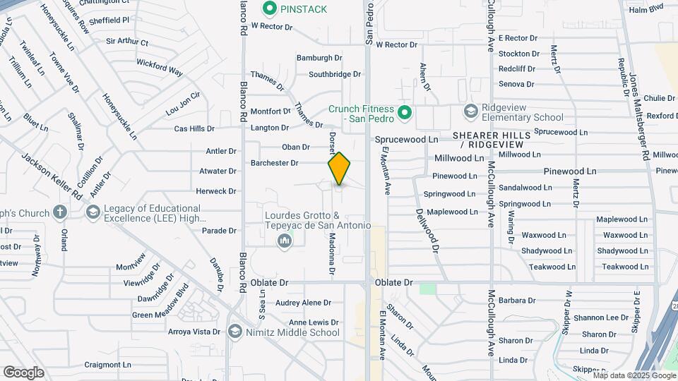 7039 San Pedro Ave Map and Location Details