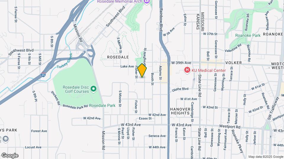 3938 Springfield St Map and Location Details