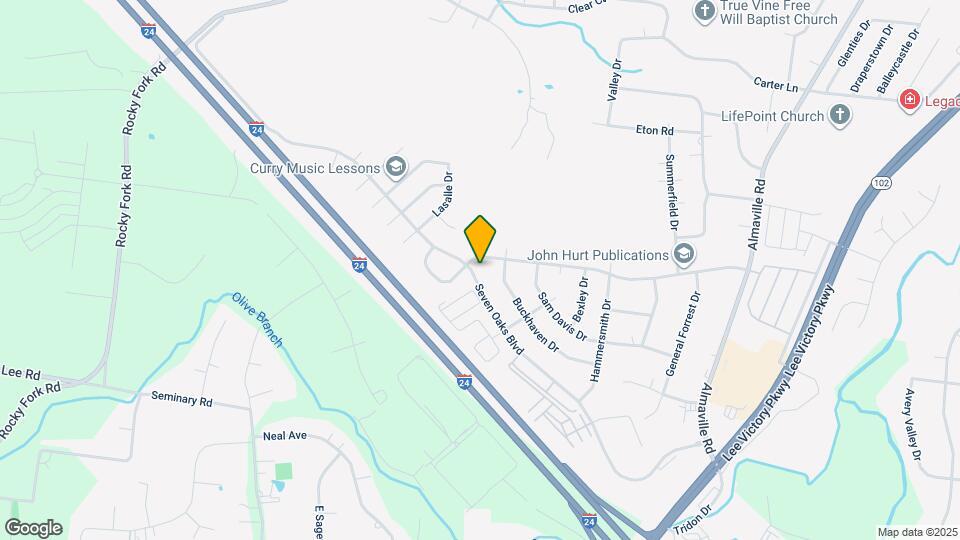 1022 Seven Oaks Blvd Mapa y Detalles de la Ubicación