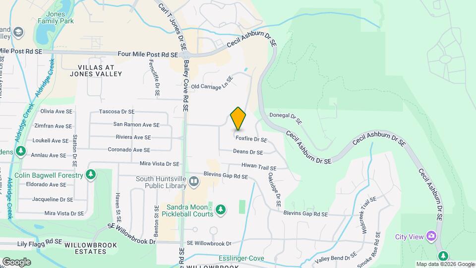 7705 Foxfire Dr SE Map and Location Details