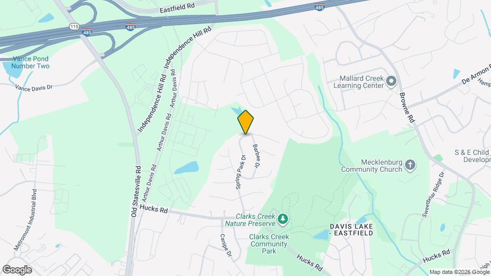 10036 Spring Park Dr Mapa y Detalles de la Ubicación