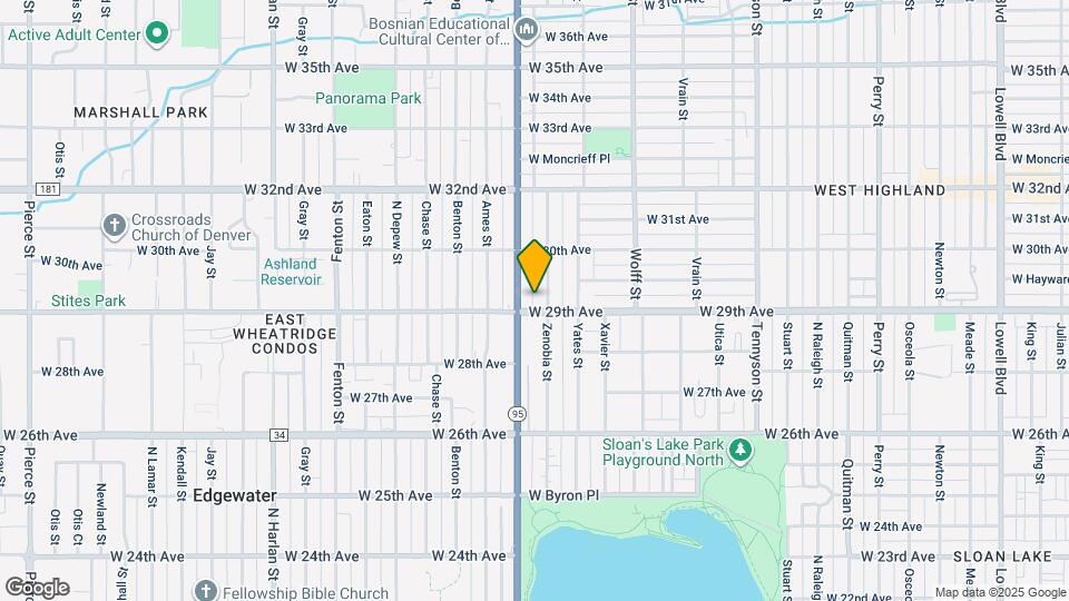 5125 W 29th Ave Map and Location Details