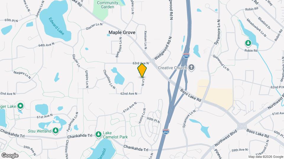 6245 Yucca Ln N Map and Location Details