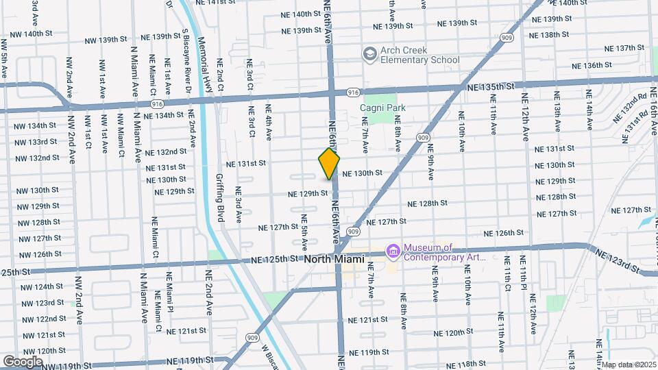 12906 NE 6th Ave Map and Location Details