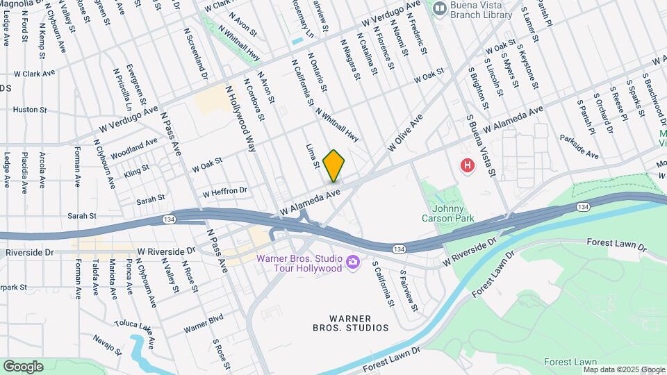 3311 W Alameda Ave Mapa y Detalles de la Ubicación