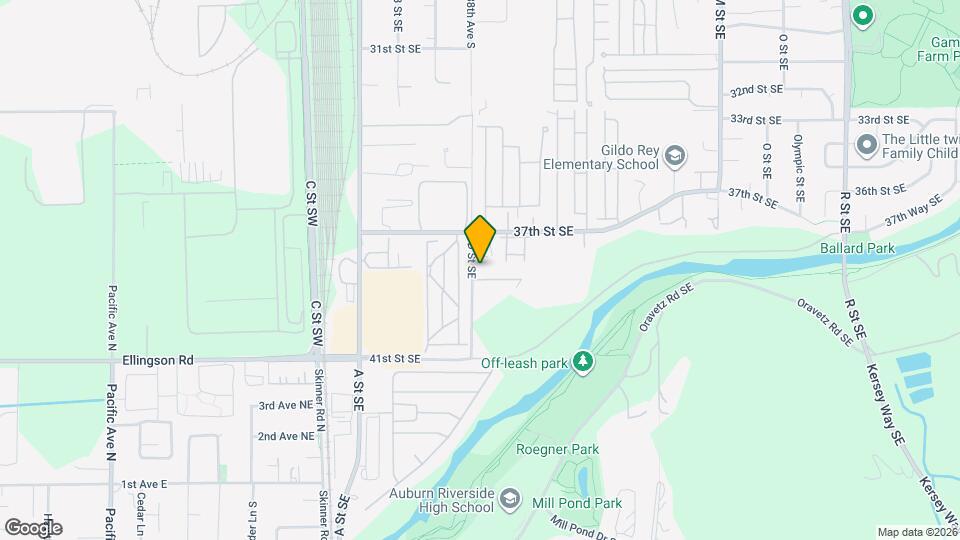 3802 D Pl SE Map and Location Details