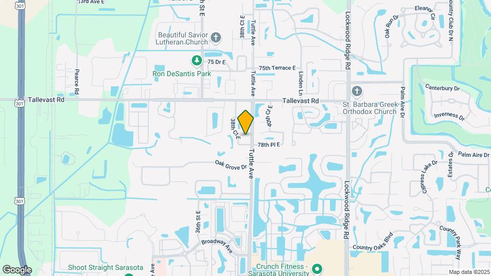 3829 78th Ave Cir E Mapa y Detalles de la Ubicación