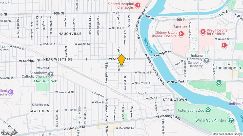 1911 Wilcox St Map and Location Details