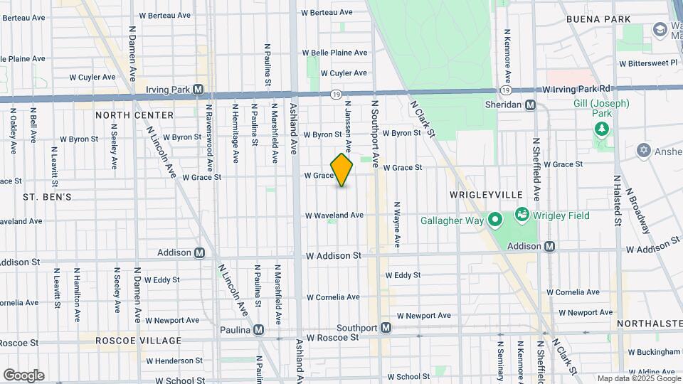 3733 N Greenview Ave Map and Location Details