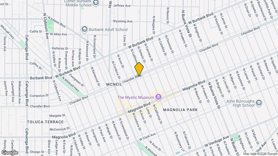 3310 W Chandler Blvd Mapa y Detalles de la Ubicación