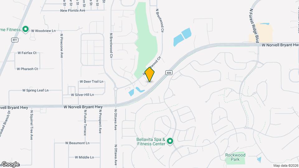 1626 W Spring Meadow Loop Map and Location Details