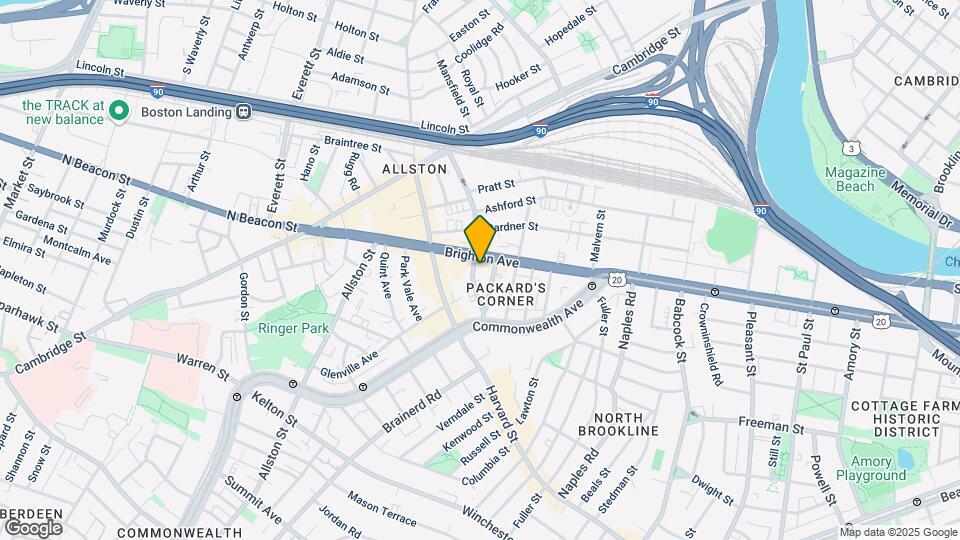 76 Linden St, Unit 1 Map and Location Details