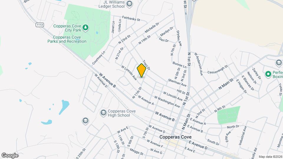 605 N 11th St Map and Location Details