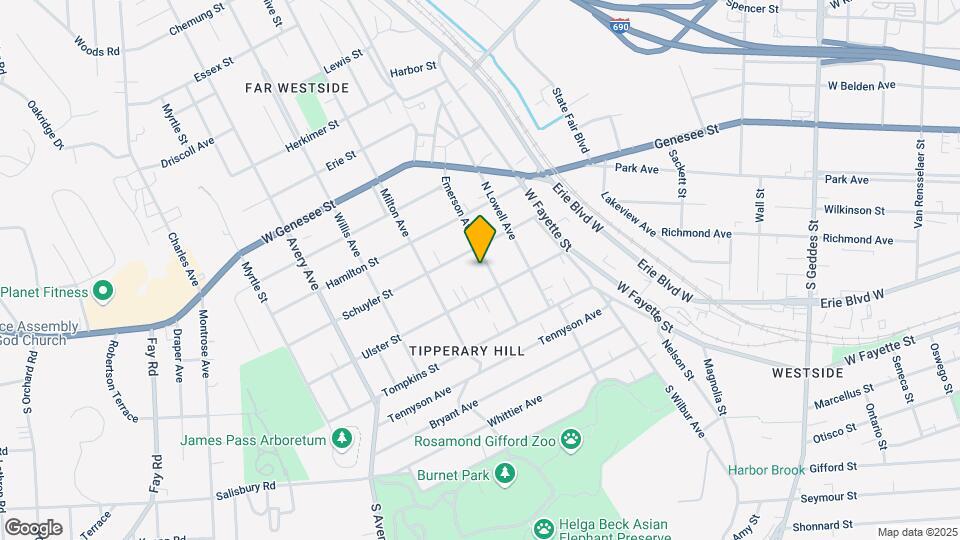 213 Emerson Ave, Unit Tipp Hill 2nd floor Apt. Map and Location Details