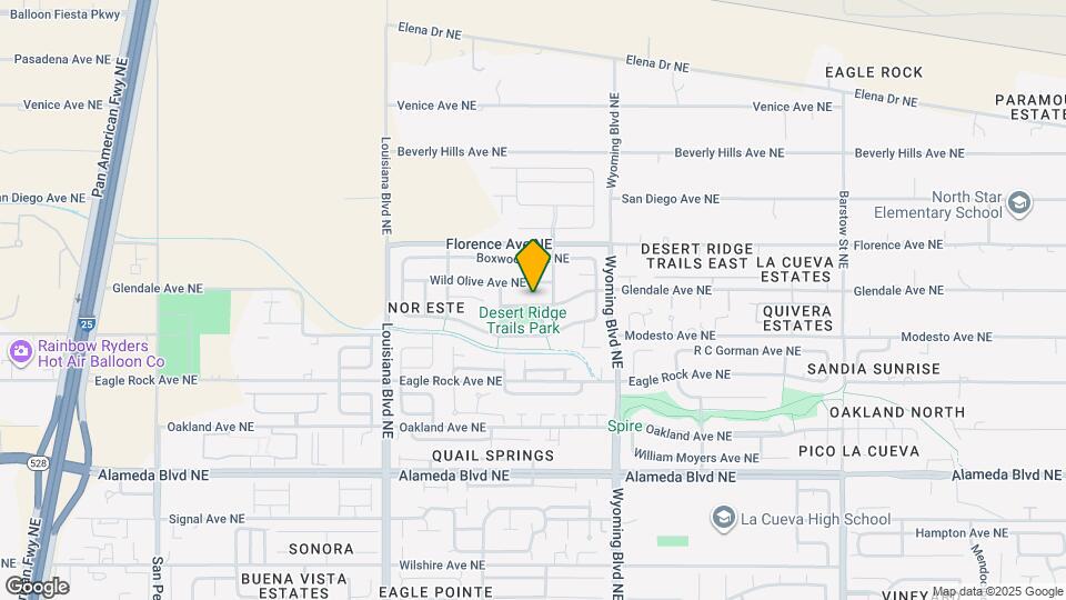 7327 Blue Cypress Ave NE Map and Location Details