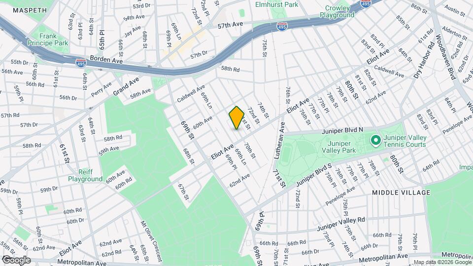 60-64 70th St Map and Location Details