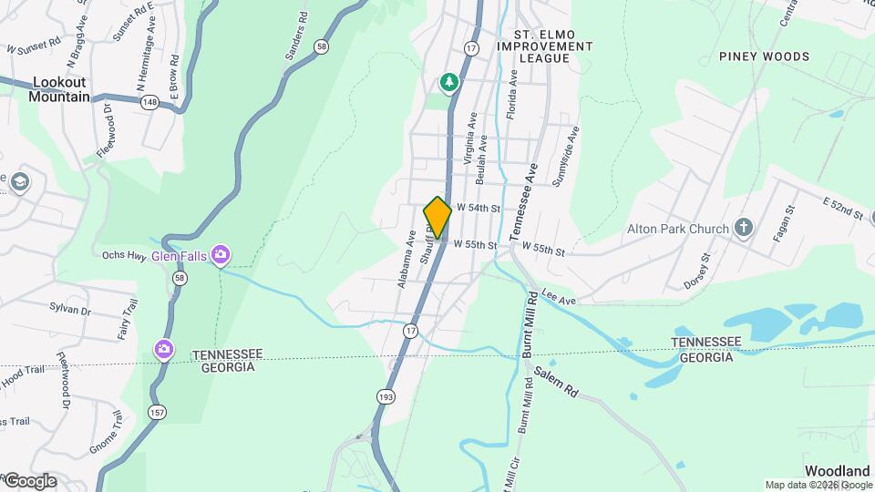 5501 St Elmo Ave Map and Location Details