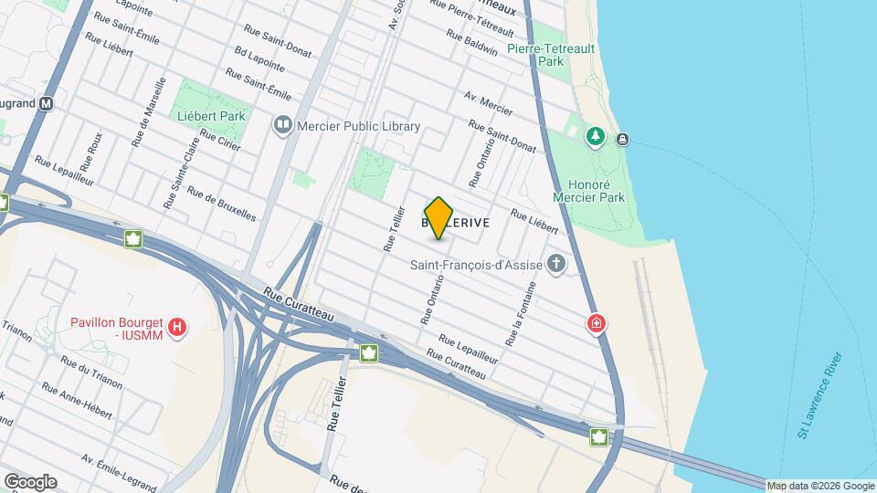 2015 De Beaurivage Rue Map and Location Details