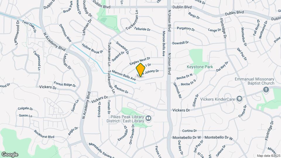 2630 Maroon Bells Ave Map and Location Details