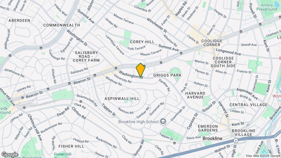 626 Washington St, Unit Apt 1 Mapa y Detalles de la Ubicación