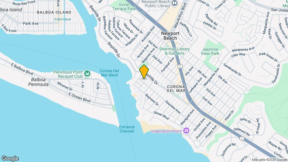 2530 Seaview Ave Map and Location Details