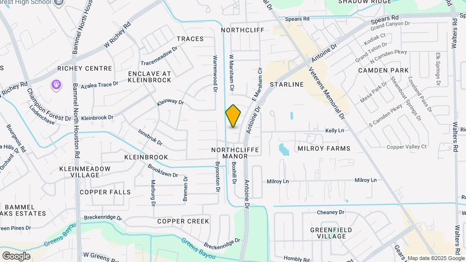 3610 Mattingham Dr Map and Location Details