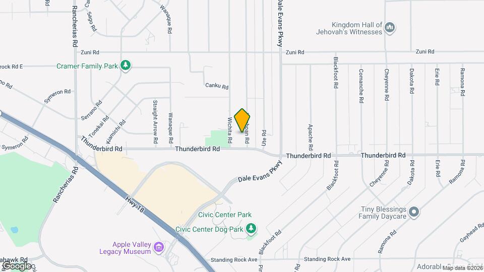 15376 Washoan Rd Map and Location Details