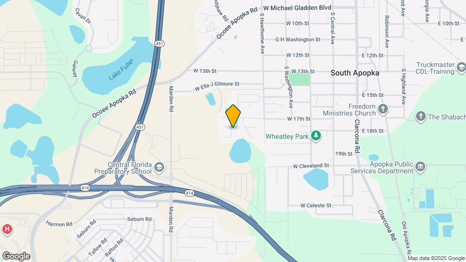 1445 Lake Opal Dr Map and Location Details