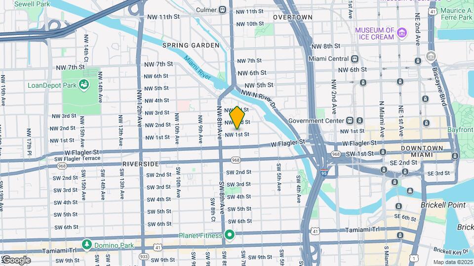 701 NW 1st St-Unit -3 Map and Location Details